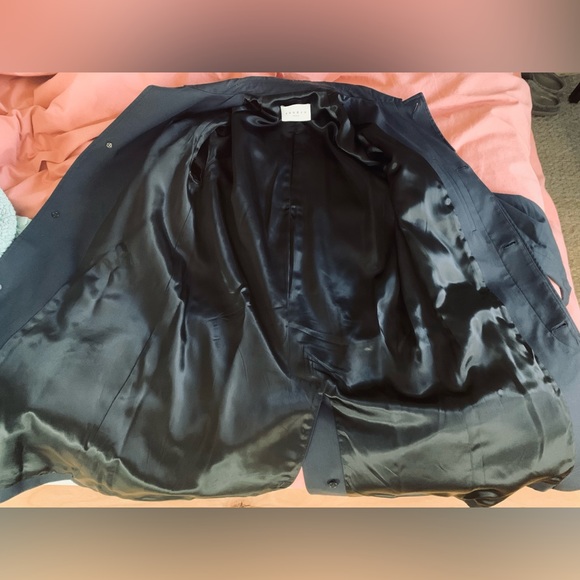 Sandro navy car coat men’s small - Picture 7 of 8